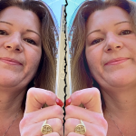 Melanie links, rechts mein Zwilling